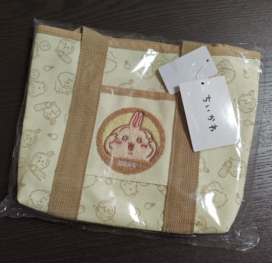 Shimamura x Chiikawa Mini 刺繡Tote Bag