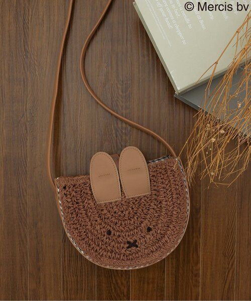 Miffy 藤蔓啡色斜孭袋