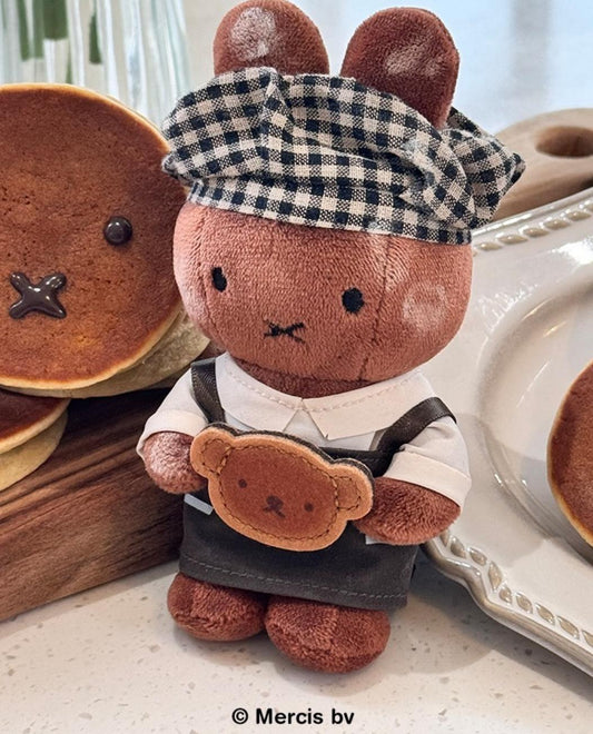 (11月到貨)Miffy 韓國慶州限定 Melanie 麵包師傅公仔掛件