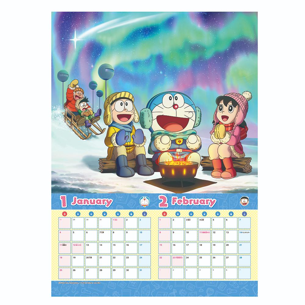 2026 多啦A夢掛牆月曆 連贈品