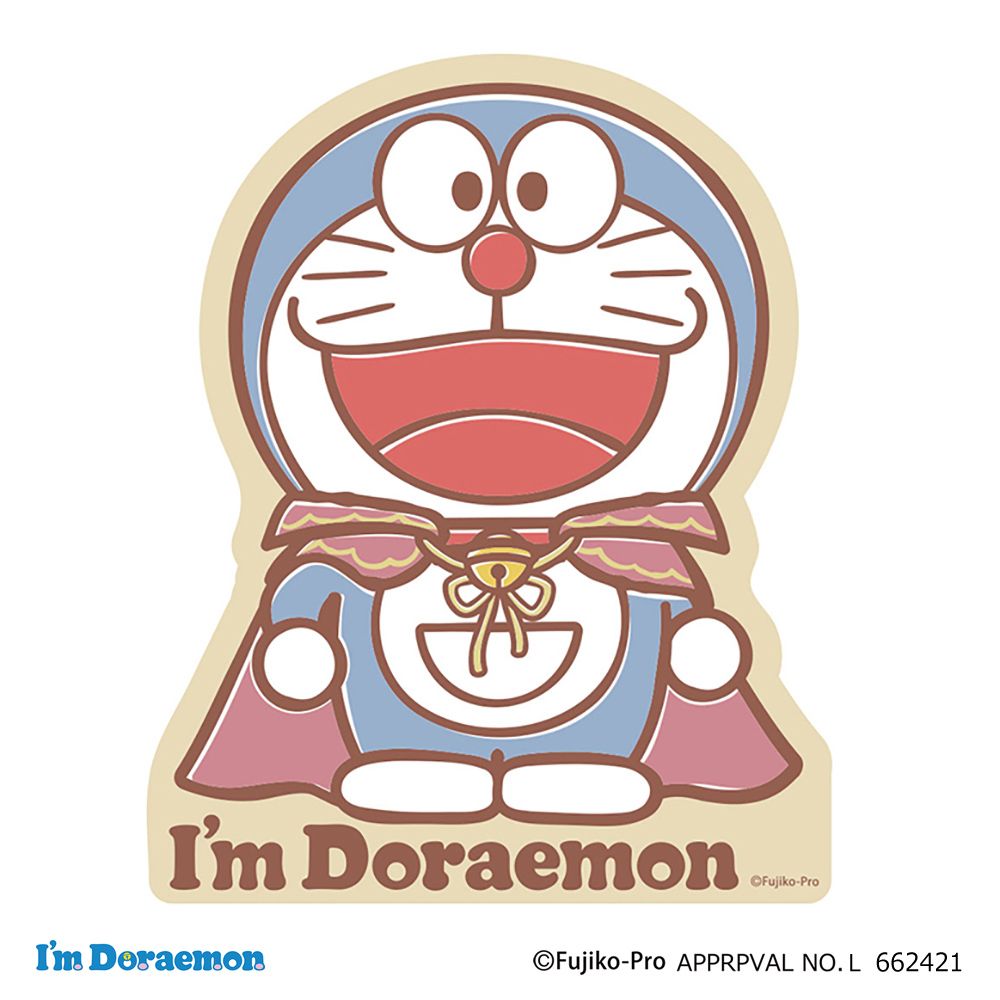 多啦A夢中古打扮貼紙