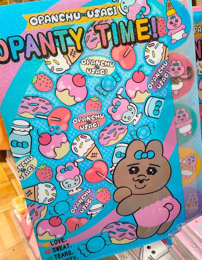 Opanchu 底褲兔 A4 5 Pocket File