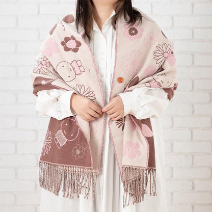 Miffy Flower 披肩/Blanket
