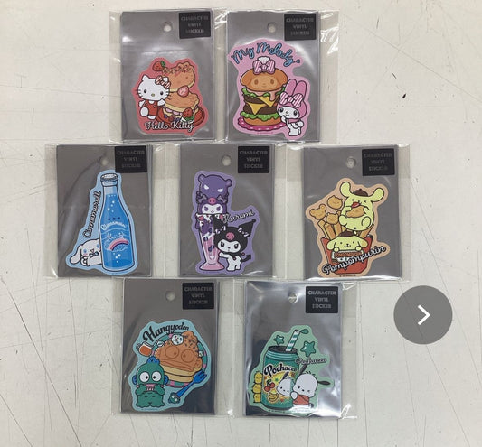 Sanrio X 快餐貼紙