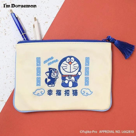 Flowering 多啦A夢來來貓Pouch