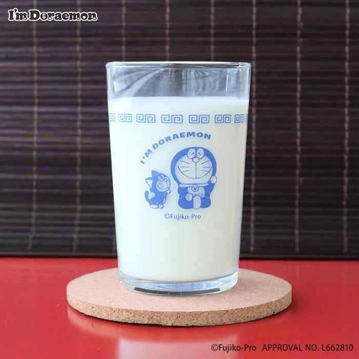 Flowering 多啦A夢來來貓玻璃杯
