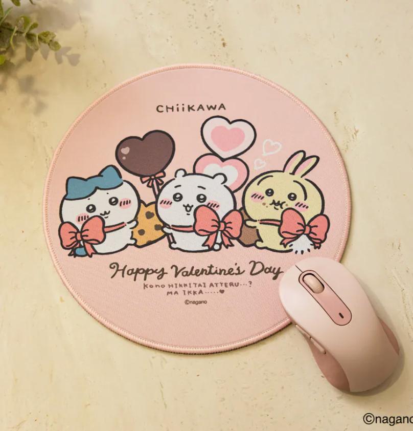 台灣限定 Chiikawa 情人節滑鼠墊