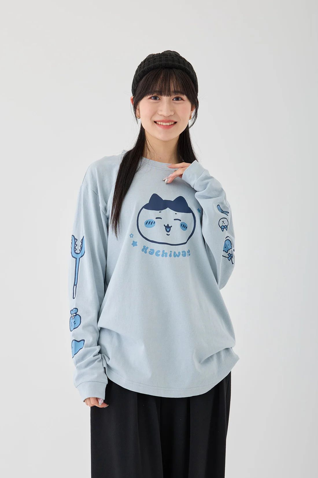 Chiikawa x Talking Head 印花長䄂 T-Shirt