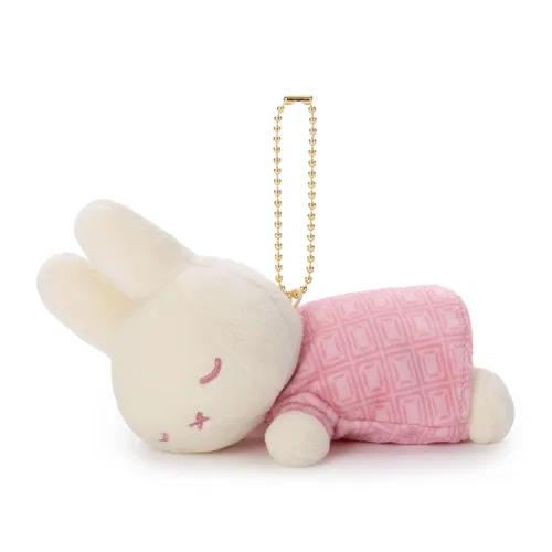 Miffy x Cocoa 粉紅色瞓覺公仔掛飾