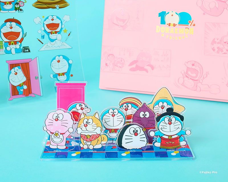 100%多啦A夢&Friends巡迴特展東京站限定 會場特典立牌