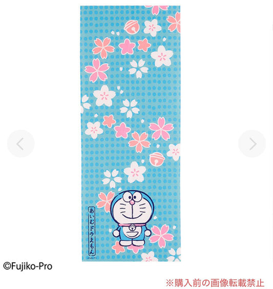 日本製 多啦A夢櫻花手帕