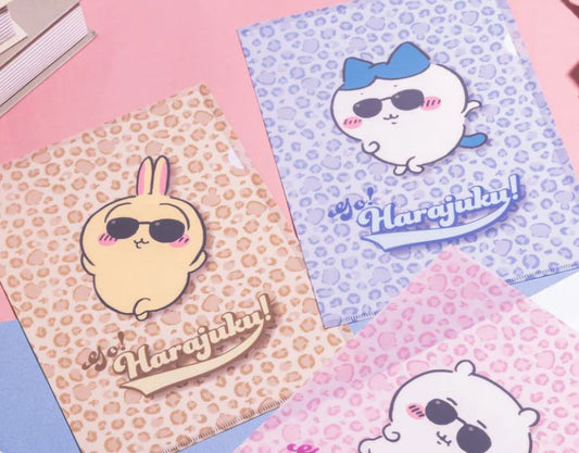 Chiikawa Go!HARAJUKU 黑超 A4 File