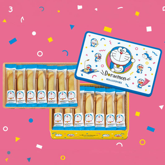 多啦A夢鐵罐Cookies Roll