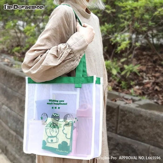 Flowering 多啦A夢 四葉草Tote Bag