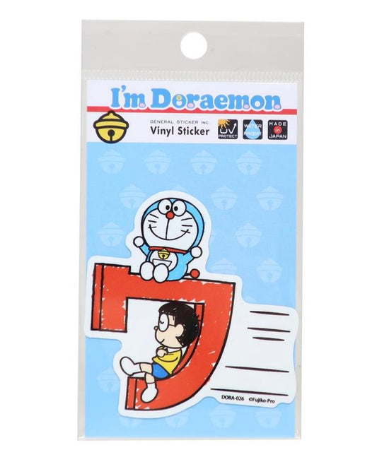 多啦A夢 Vinyl Sticker 防水/防UV  大雄wa