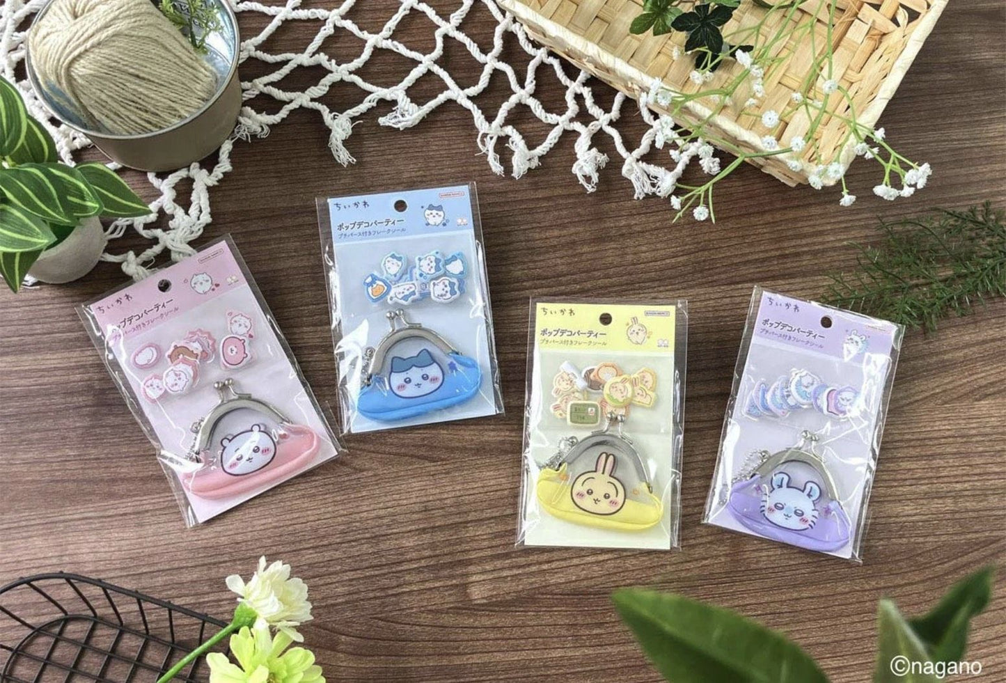 Chiikawa 貼紙 Pouch Set