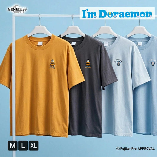 多啦A夢 刺繡角色 T-shirt