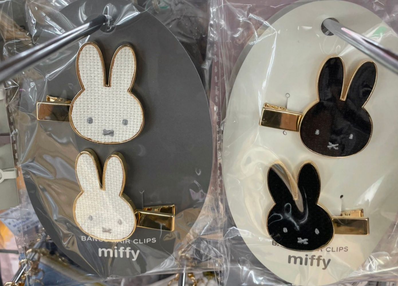 Miffy 布紋款髮夾