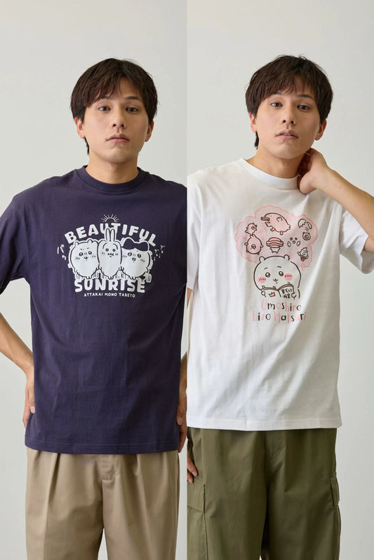 Talking Head x Chiikawa T-Shirt 套裝 (藍白色)