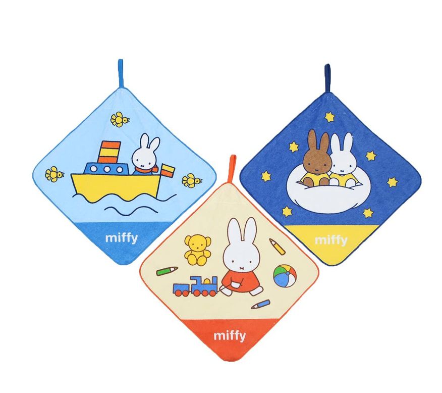 Miffy手巾一套3條毛巾