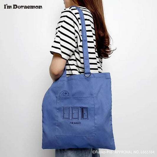 Flowering x 多啦A夢 Tote Bag 隨意門