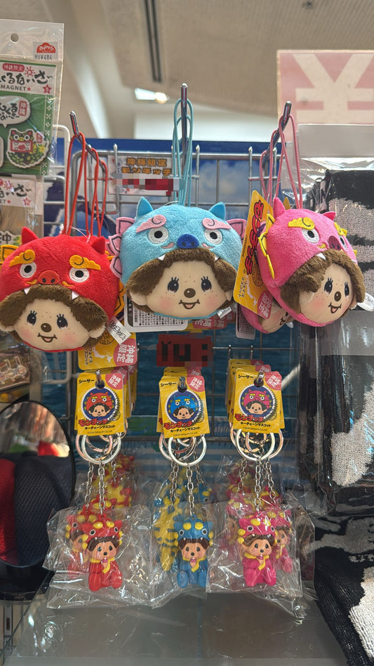 沖繩限定 風獅爺打扮 Monchhichi
