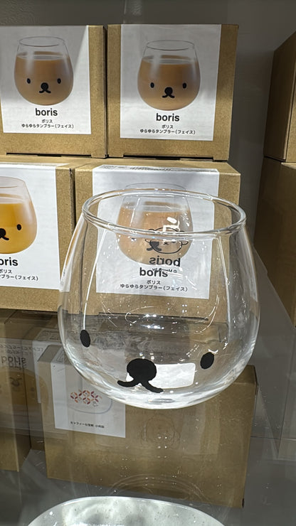 Miffy 米菲兔 Face 搖搖玻璃杯 不倒翁玻璃杯 Round Tumbler 透明玻璃杯 Dick Bruna
