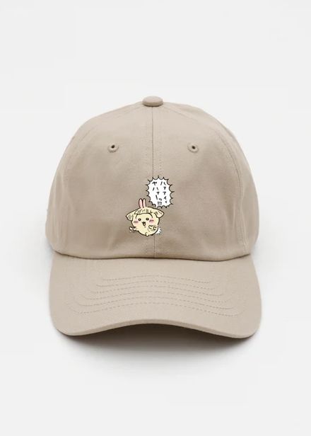 Talking Head x Chiikawa 長髮造型兔兔 Cap 卡其色