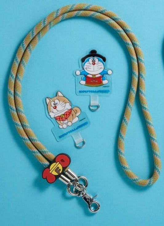 100%多啦A夢&Friends巡迴特展 日本站限定 柴犬 相撲手 手機繩