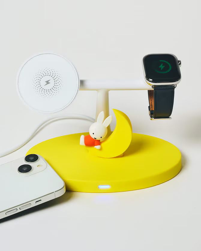 Dick Bruna × studio CLIP 2026 2in 1 Miffy 充電器