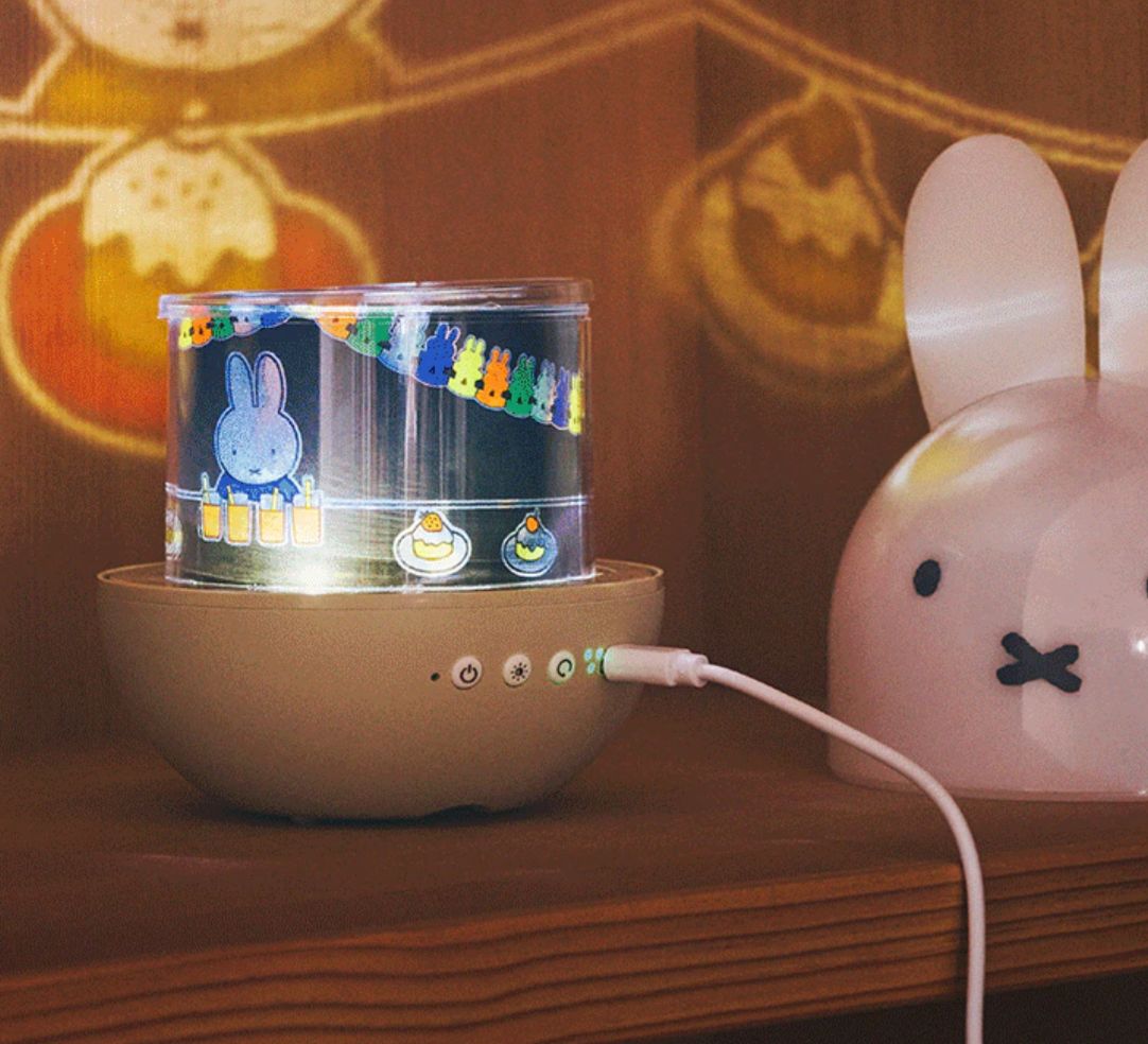 Dick Bruna × studio CLIP 2026 Miffy 投影小夜燈