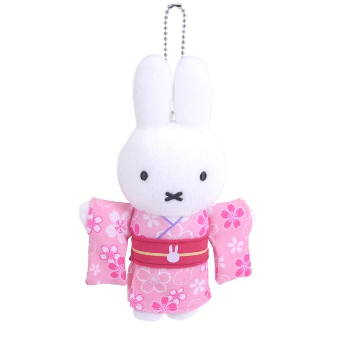 Miffy 粉紅色和服公仔掛飾