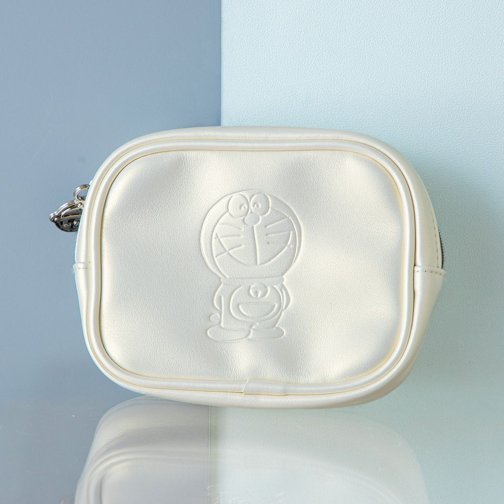 The Doraemon Store 純白色多啦A夢PU細 Pouch