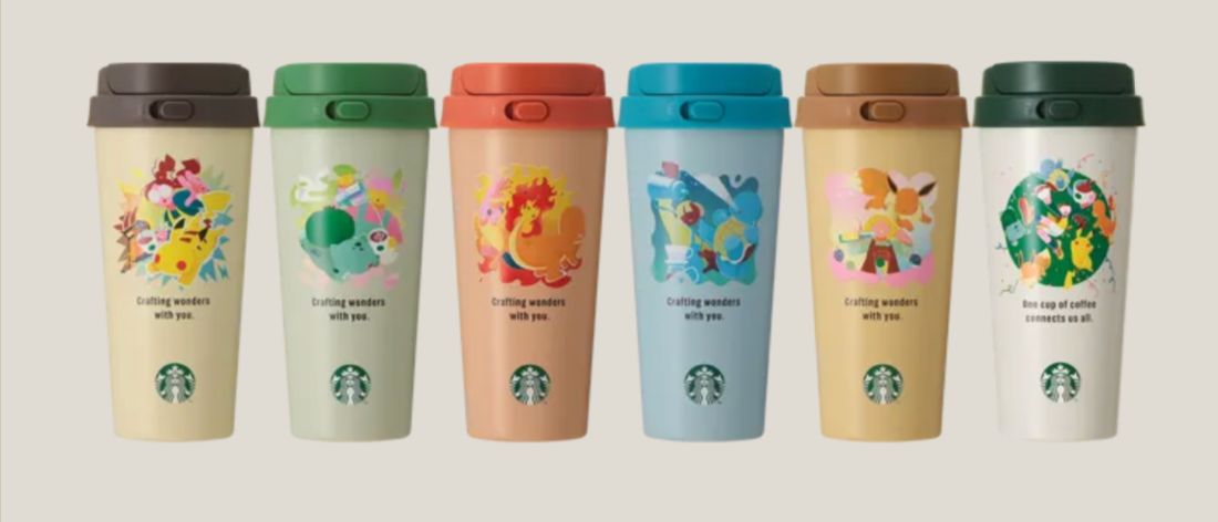Starbuck Pokémon + STARBUCKS 473ml 不鏽鋼杯/不鏽鋼瓶