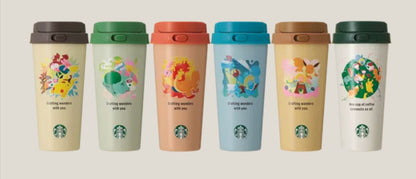 Starbuck Pokémon + STARBUCKS 473ml 不鏽鋼杯/不鏽鋼瓶