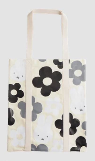 Miffy Big Flower Tote bag 白色
