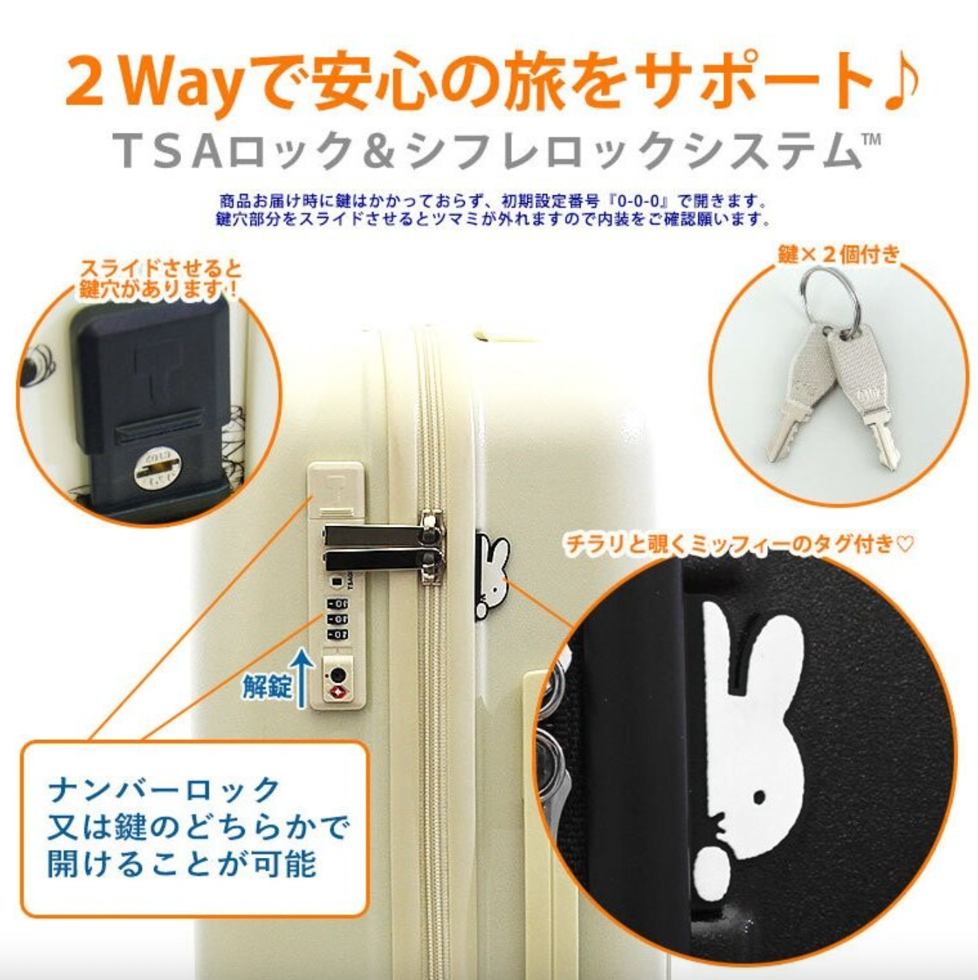 Miffy S size 30L 行李箱