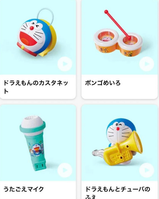 多啦A夢日本麥當勞玩具