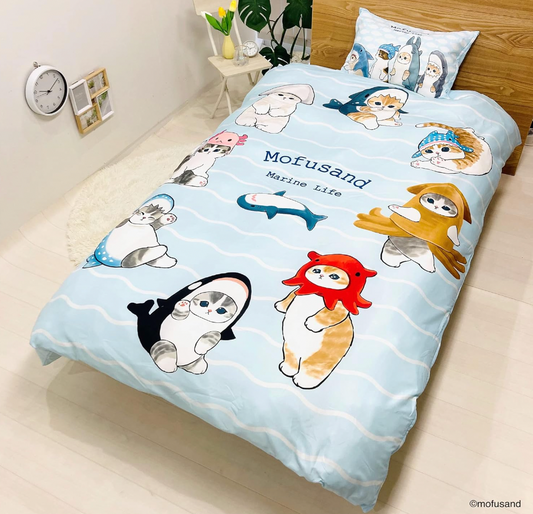 MORIPiLO x Mofusand 150x210cm 床品 (被套&枕頭套)