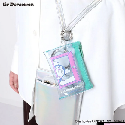 Flowering I'm Doraemon Clear Pouch