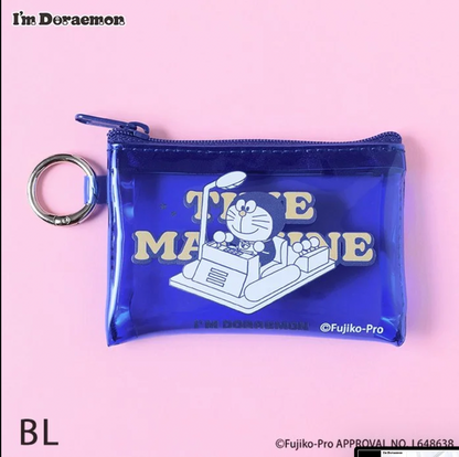 Flowering I'm Doraemon Clear Pouch