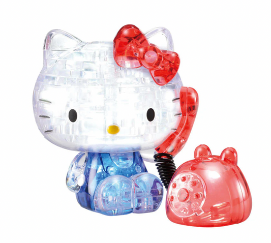 Crystal Puzzle Hello Kitty水晶立體拼圖 - Hello Kitty講電話