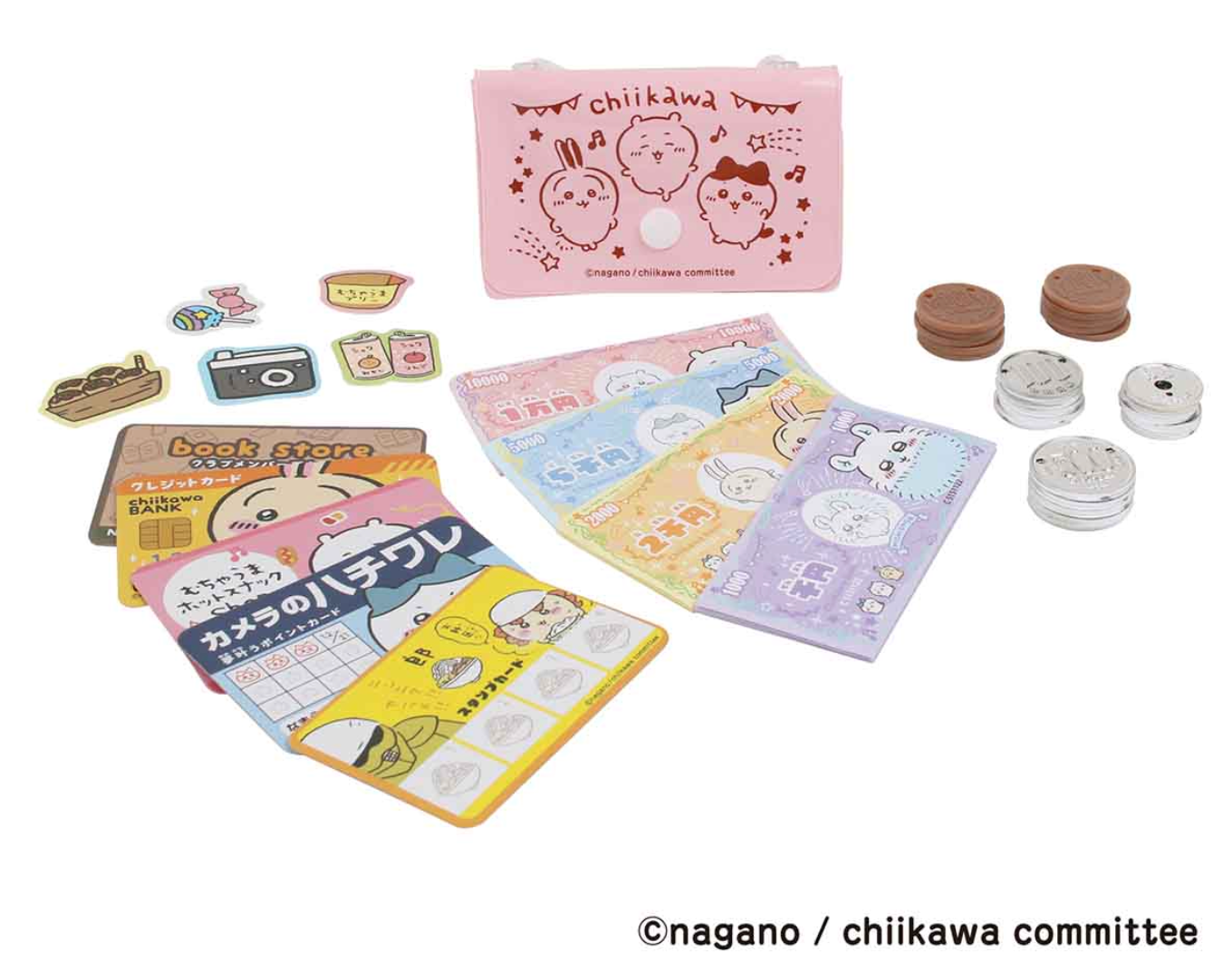 Chiikawa 買食物開商店仿銀紙遊戲玩具套裝