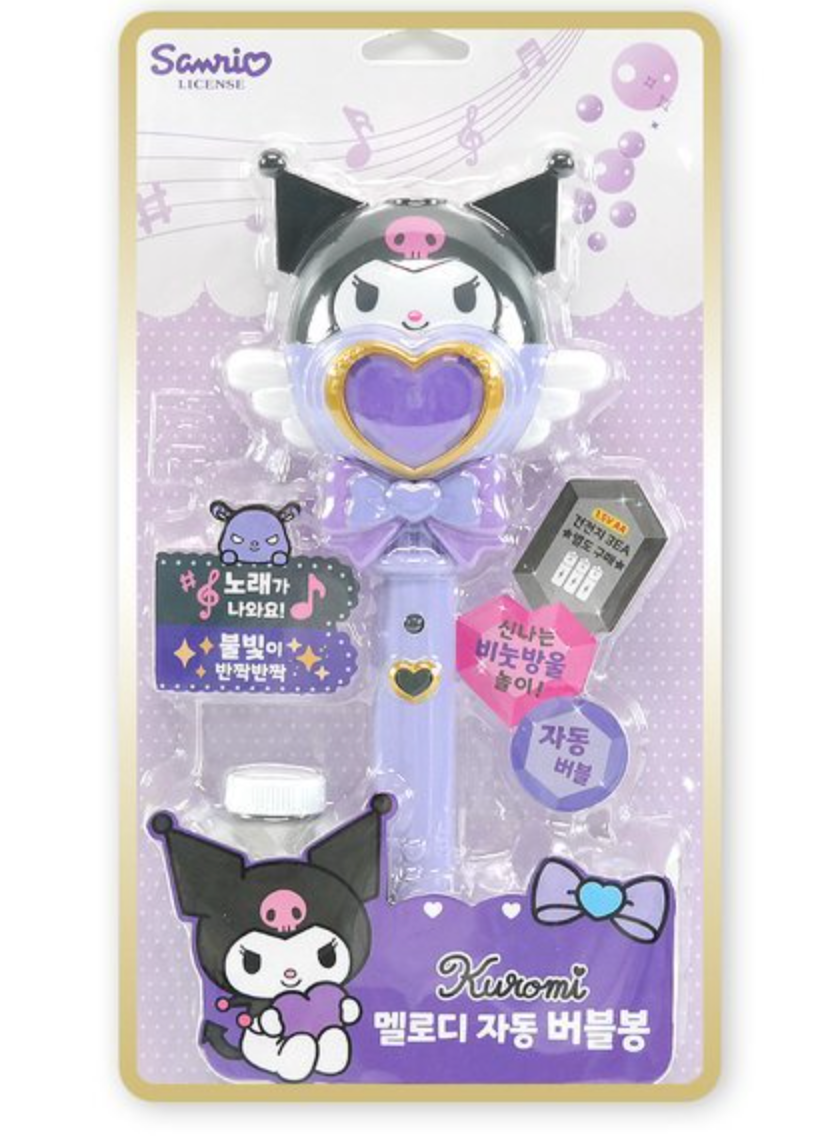 Sanrio Kuromi /My Melody 音樂自動泡泡棒