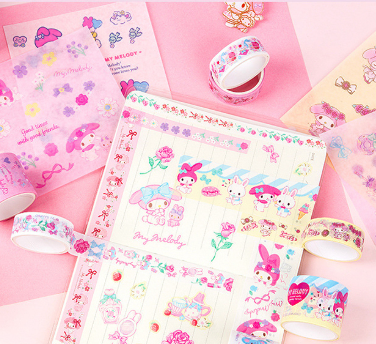 Sanrio MT紙貼紙膠帶禮盒套裝 Ver3