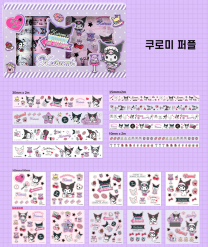 Sanrio MT紙貼紙膠帶禮盒套裝 Ver3