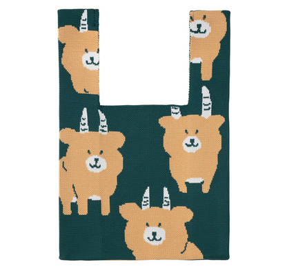 Nagano 角色針織tote bag 環保袋
