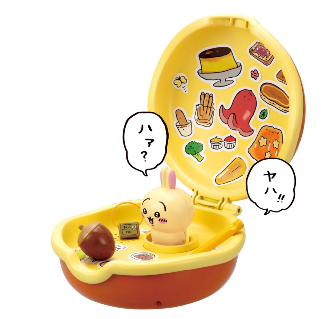 Chiikawa 兔兔銅鑼燒床發聲屋玩具模型