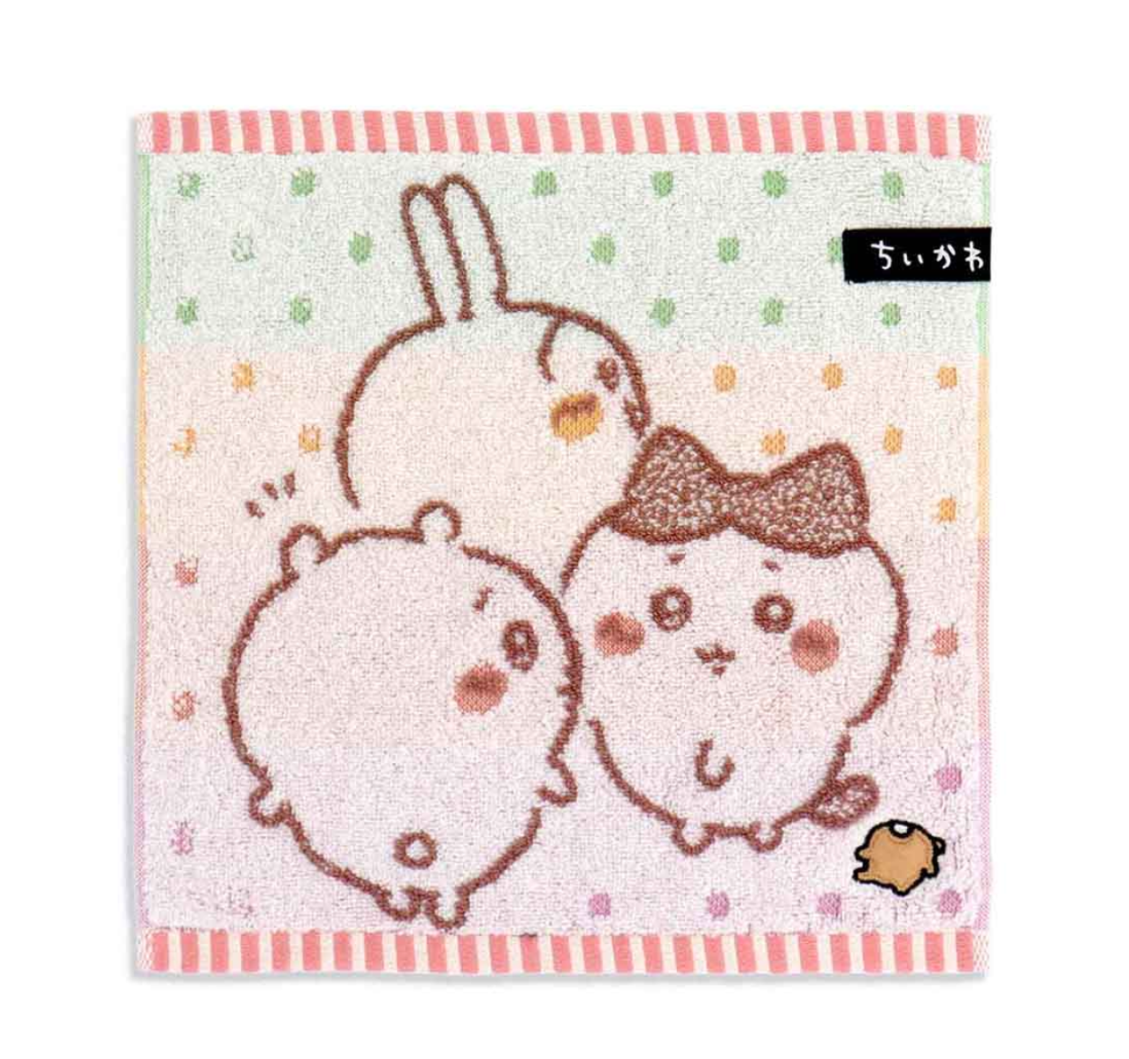 Towel美術館 Chiikawa 主角三人組手巾