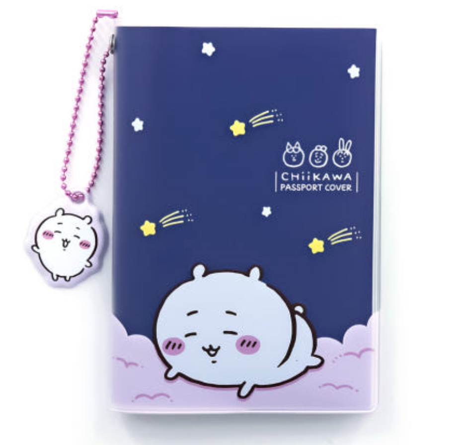 Chiikawa Passport Case 透明護照套連鎖匙扣